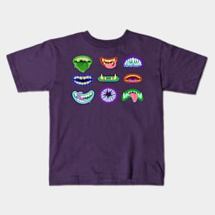 MOnsters Mouth Illustration Kids T-Shirt